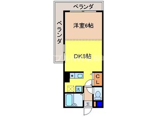 クオーレ中川の物件間取画像